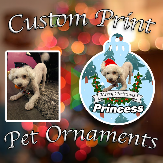 Custom Pet Printed Ornaments